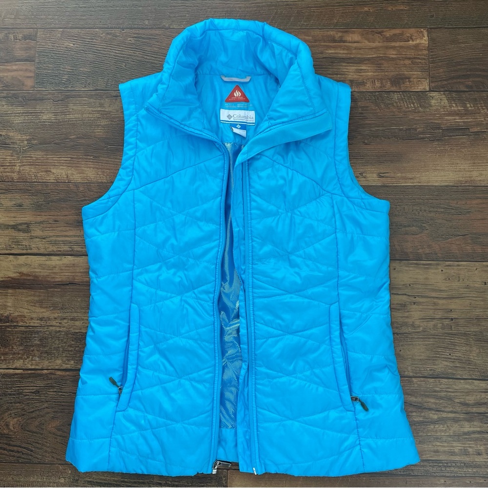 Women’s Columbia Omni-Heat Shield Zip Up Vest Size L